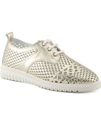 Spring Step - Perforated Sneaker - Lyst