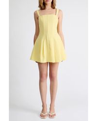 Extro & Vert - Zoe Textured Seam Minidress - Lyst