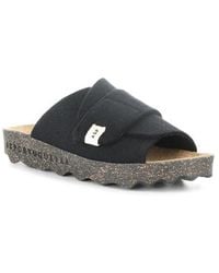 ASPORTUGUESAS - Clavi Wool Felt Slide Sandal - Lyst