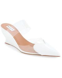 Alaïa - Pointed Toe Wedge Mule - Lyst
