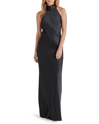 Steve Madden - Lara Satin Bias Cut Maxi Dress - Lyst