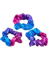 BLISSY - 3-Pack Silk Scrunchies - Lyst