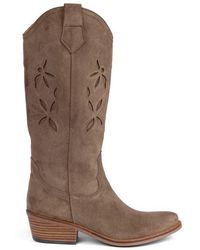 Penelope Chilvers - Jasmine Embroidered Western Boot - Lyst