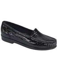 SAS - Simplify Nubuck Leather Loafer - Lyst