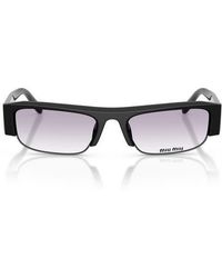 Miu Miu - 54Mm Rectangular Sunglasses - Lyst