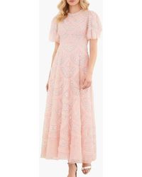 Needle & Thread - Carmen Ruffle Maxi Dress - Lyst