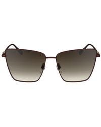 Longchamp - 55Mm Gradient Square Sunglasses - Lyst