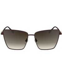 Longchamp - 55Mm Gradient Square Sunglasses - Lyst