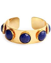 Nest - Lapis Hammered Cuff Bracelet - Lyst