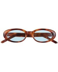 BP. - Narrow Oval Sunglasses - Lyst