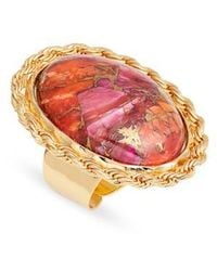 Nest - Spiny Oyster Adjustable Ring - Lyst