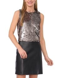 Halogen® - Sequin Shell Top - Lyst