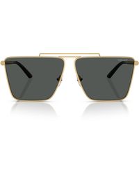 Versace - 64mm Oversize Pillow Sunglasses - Lyst