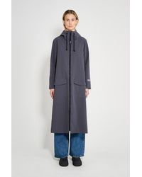 Stutterheim - Mosebacke Long Patch Matte Raincoat - Lyst