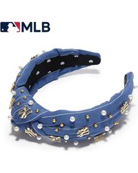 Lele Sadoughi - Mlb Ny Yankees Embellished Headband - Lyst