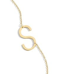 Mint & Lily - Statement Initial Necklace - Lyst