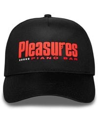 Pleasures - Piano Bar Snapback Cotton Twill Trucker Hat - Lyst