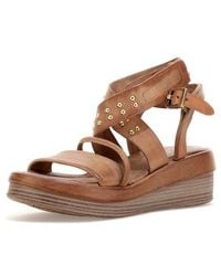 A.s.98 - Shiloh Studded Wedge Sandal - Lyst