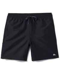 Quiksilver - Everyday Solid Volley Swim Trunks - Lyst