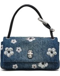 Marc Jacobs - The Mini Dual Sequin Daisy Denim Top Handle Bag - Lyst