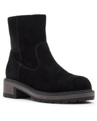 Blondo - Nappa Waterproof Suede Bootie - Lyst