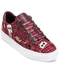 Karl Lagerfeld - Cate Pin Logo Low Top Sneaker - Lyst