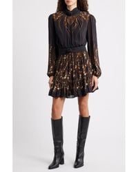 FARM Rio - Garden Silhouette Long Sleeve Dress - Lyst