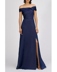 JS Collections - Isadora Off The Shoulder Organza Gown - Lyst