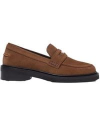 Maje - Suede Loafers - Lyst