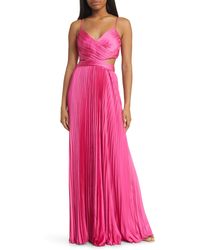 Lulus - Got The Glam Pleated Gown - Lyst