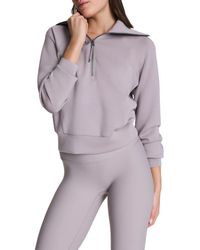 Spanx - Airessentials Half Zip Sweatshirt - Lyst