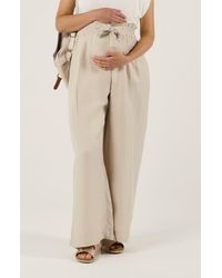 Cache Coeur - Maternity Twill Smock Pants Sahel - Lyst