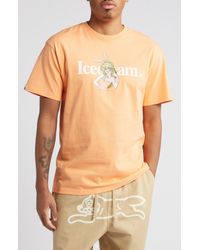 ICECREAM - Running Dog Glasses Cotton Graphic T-shirt - Lyst