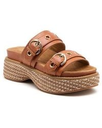 Kelsi Dagger Brooklyn - Penny Platform Slide Sandal - Lyst