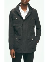 Brooks Brothers - Water Repellent Field Jacket With Hood - Lyst