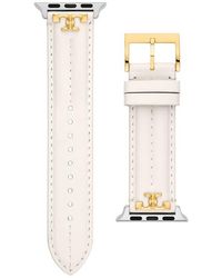 Tory Burch - The Kira Leather 20Mm Apple Watch Watchband - Lyst