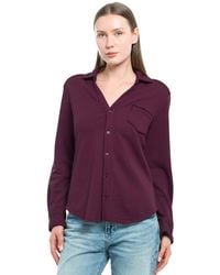 Wilt - Button Front Sweatshirt - Lyst