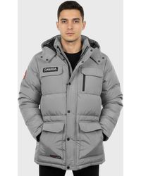 canada weather gear - Heavyweight Hooded Puffer Jacket - Lyst