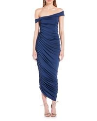 Katie May - Alana Asymmetric Off-the-shoulder Cocktail Dress - Lyst