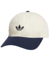 adidas - Relaxed Trefoil Adjustable Baseball Cap - Lyst
