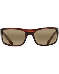 Maui Jim - Peahi 65Mm Polarized Sport Sunglasses - Lyst
