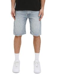 Purple Brand - Rivio Worn Relaxed Fit Denim Shorts - Lyst