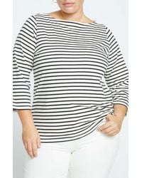 UNIVERSAL STANDARD - Belle Breton Stripe Top - Lyst