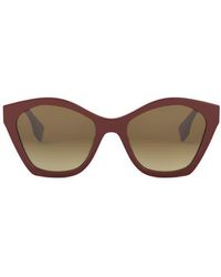 Fendi - Lettering 52Mm Square Sunglasses - Lyst
