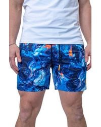 Maceoo - Swim Lion Marble Swim Trunks - Lyst