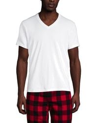 Lands' End - V-Neck Undershirt 3 Pack - Lyst