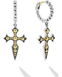 Lagos - Anthem Single Cross Drop Earring - Lyst