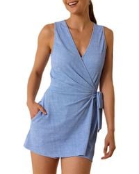 Tommy Bahama - Island Cays Cover-up Wrap Romper - Lyst