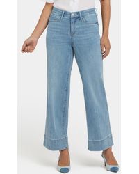NYDJ - Teresa High Waist Wide Leg Ankle Jeans - Lyst