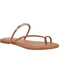 Calvin Klein - Bienna Toe Loop Sandal - Lyst